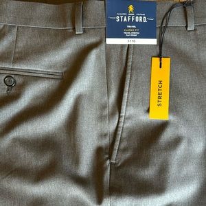Stafford Classic Fit Travel Suit pants